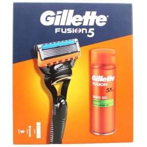 Gillette Fusion5 2 Piece Men's Razor & Shave Gel Gift Set