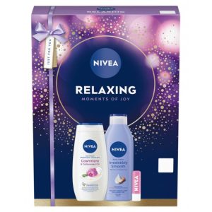 NIVEA Relaxing Moments of Joy 3 Piece Gift Set