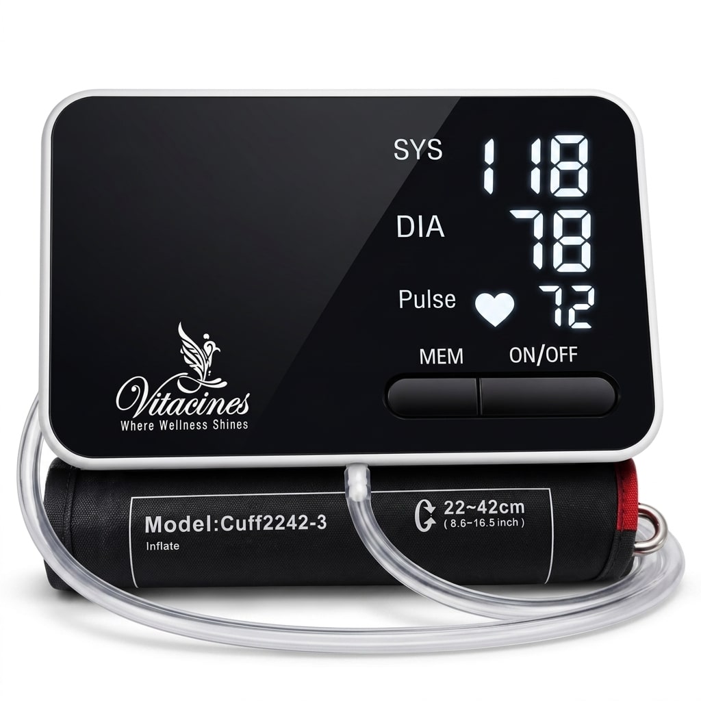 Vitacines Digital Upper Arm Blood Pressure Monitor